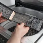 where is the samsung top load washer filter location