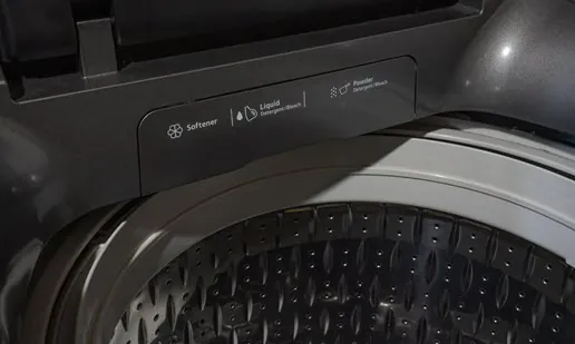 open Samsung Top Load Washer to find the filter