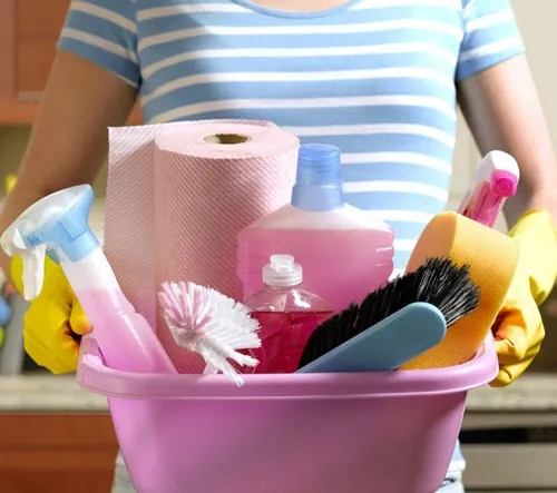 carpet cleaning supplies for playdough