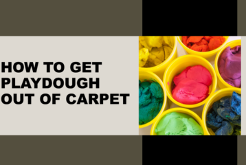 how to get playdough out of carpet