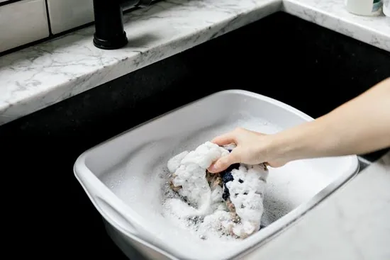 how to handwash a crochet blanket