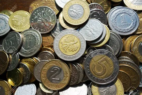 clean and shiny coins